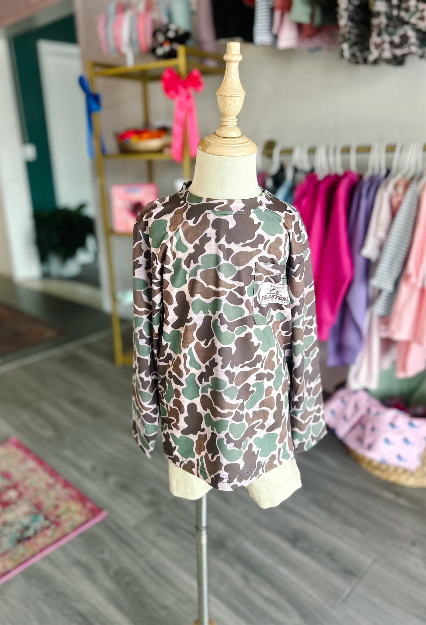 Camo Fieldstone Long Sleeve