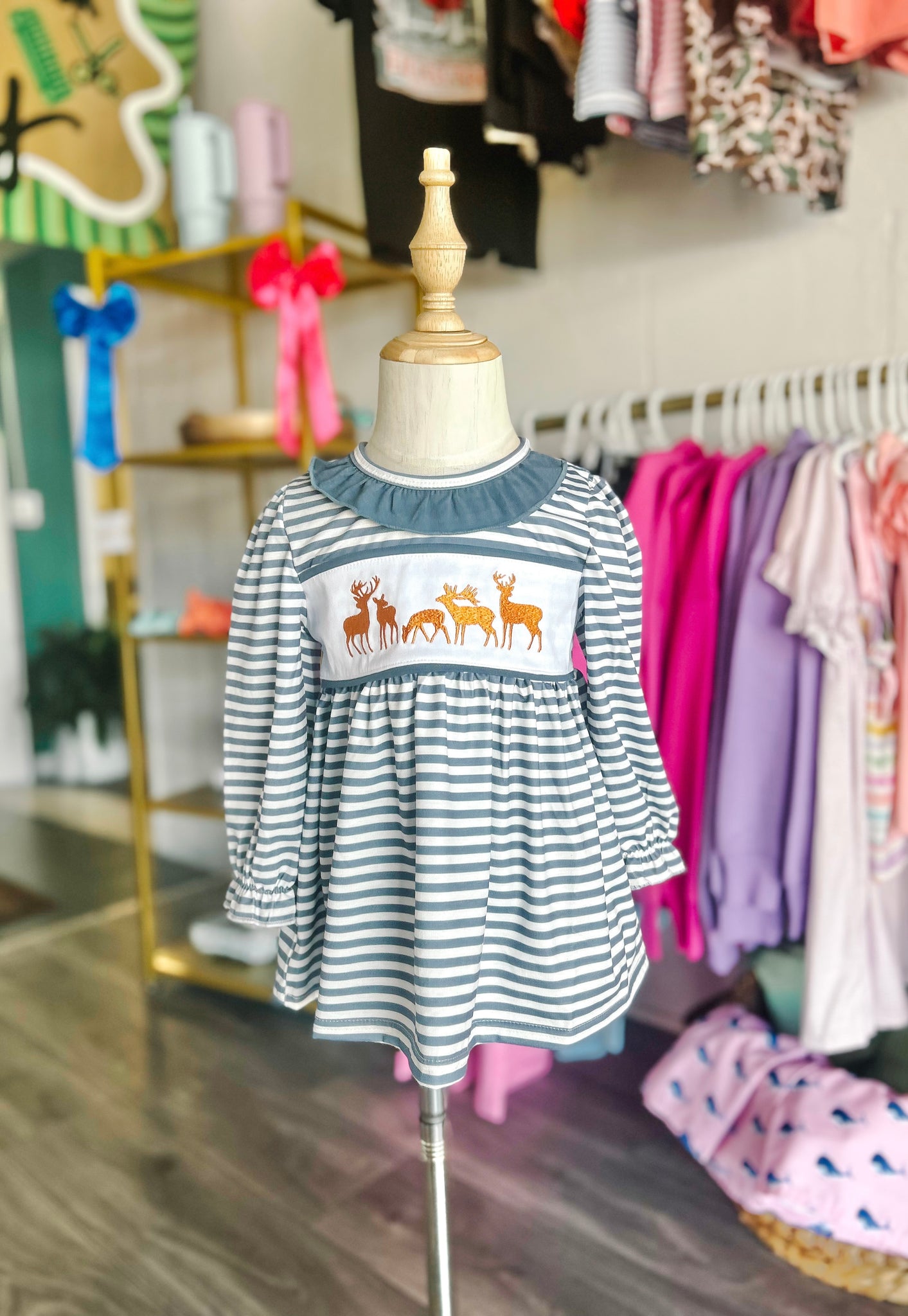 Embroidered Deer Set