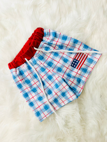 Embroidered Flag Swimsuit