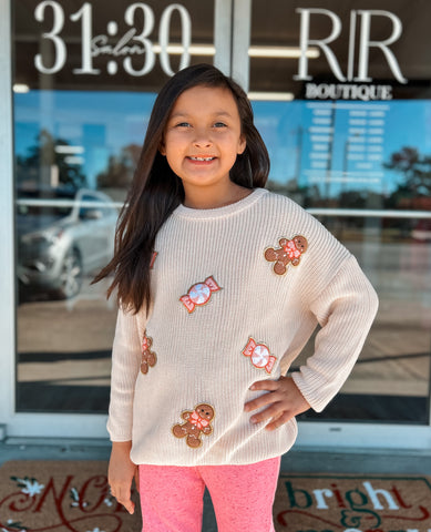 Gingerbread & Peppermint Sweater