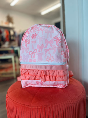 Pink Bow Backpack