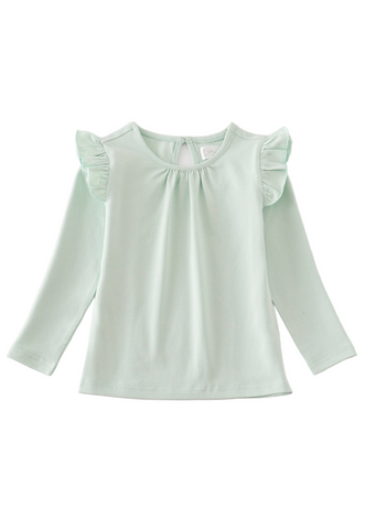 Ruffle Top - Green