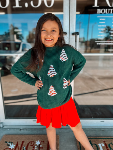 Christmas Tree Sequence Sweater