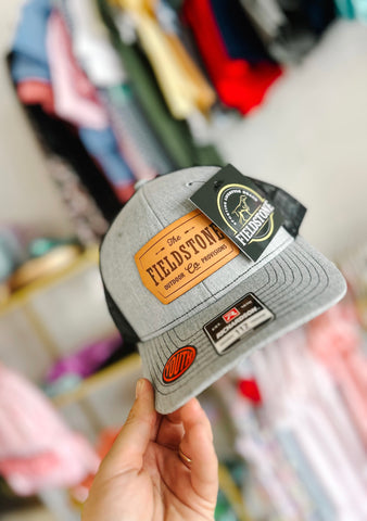 Fieldstone Leather Patch Hat - Youth