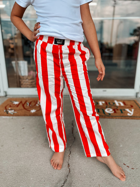 Lulu Mac Red/White Pants