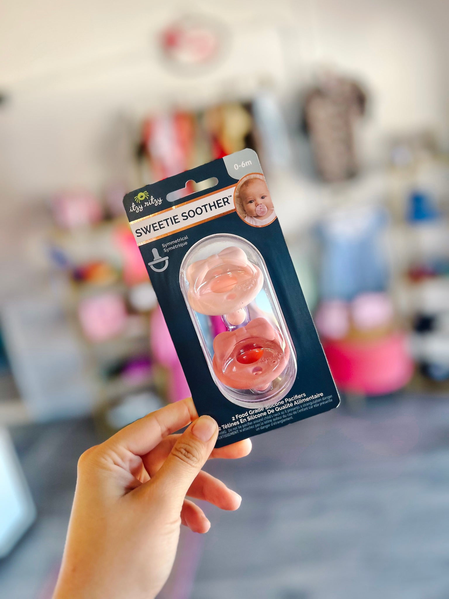 Itzy Ritzy Pacifiers - Pink