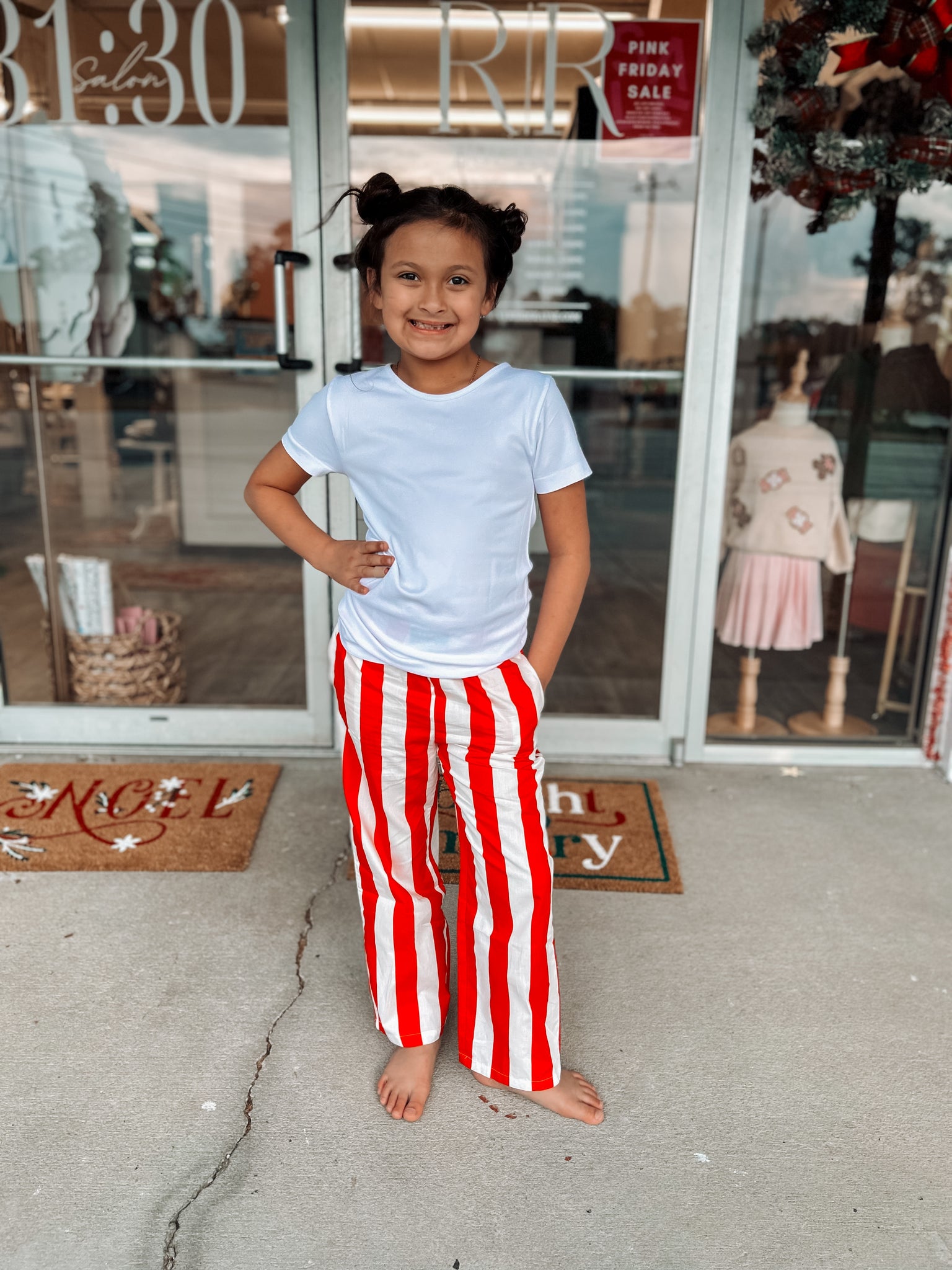 Lulu Mac Red/White Pants