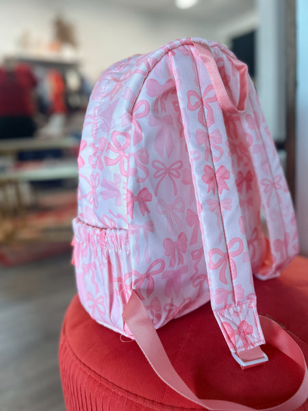 Pink Bow Backpack