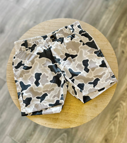 Grey Camo Shorts