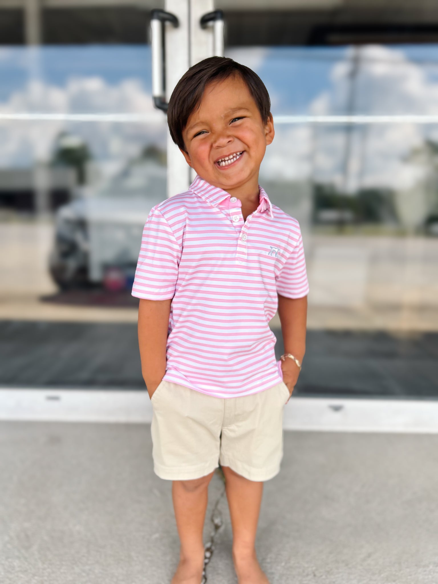 Fieldstone Performance Polo - Pink