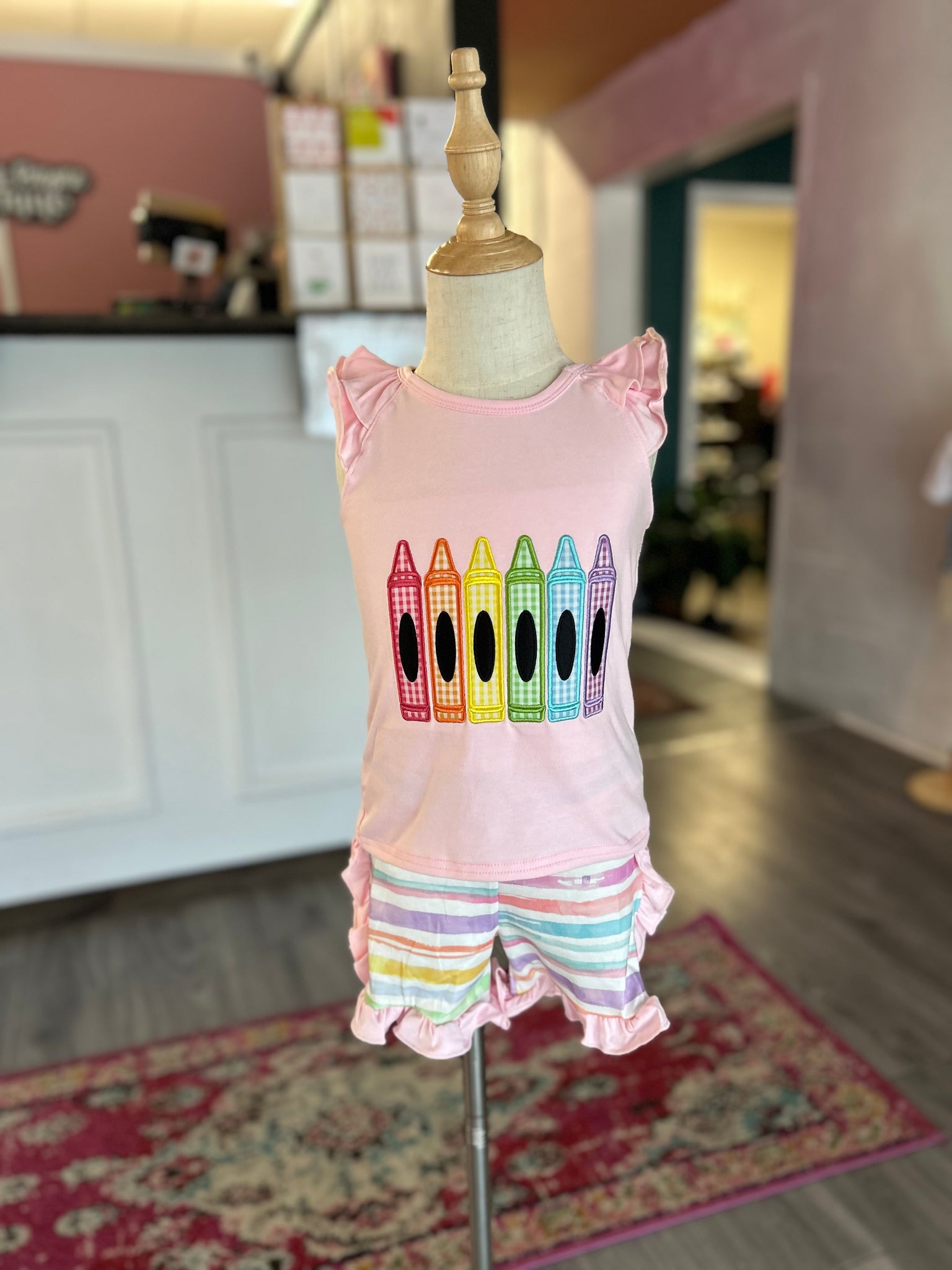 Crayon Cutie Short Set