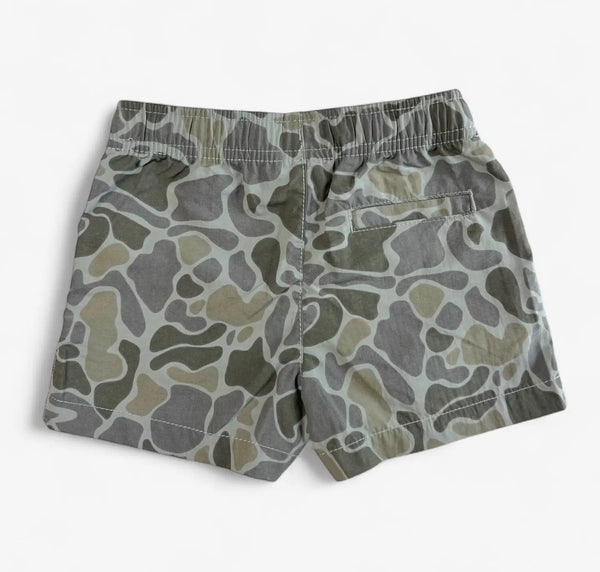 Gray Camo Performance Shorts