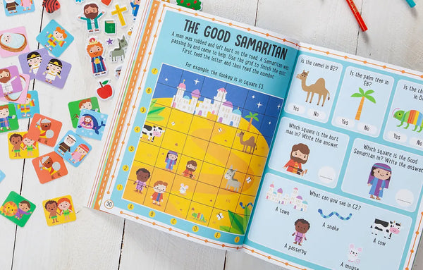 My Bible Stories Activity Book - Boys