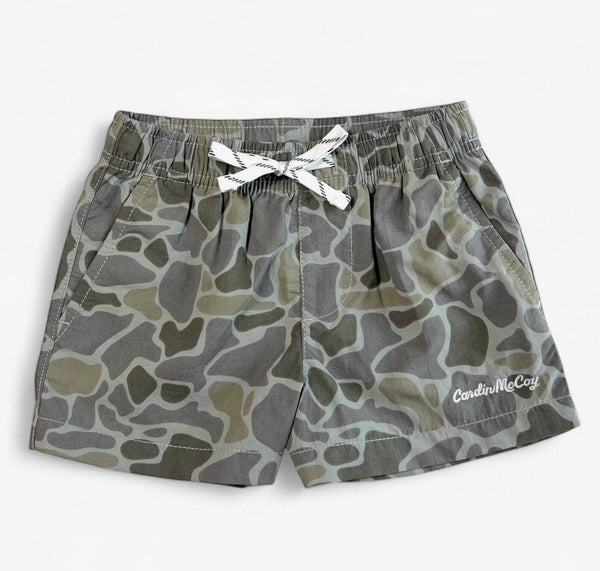 Gray Camo Performance Shorts