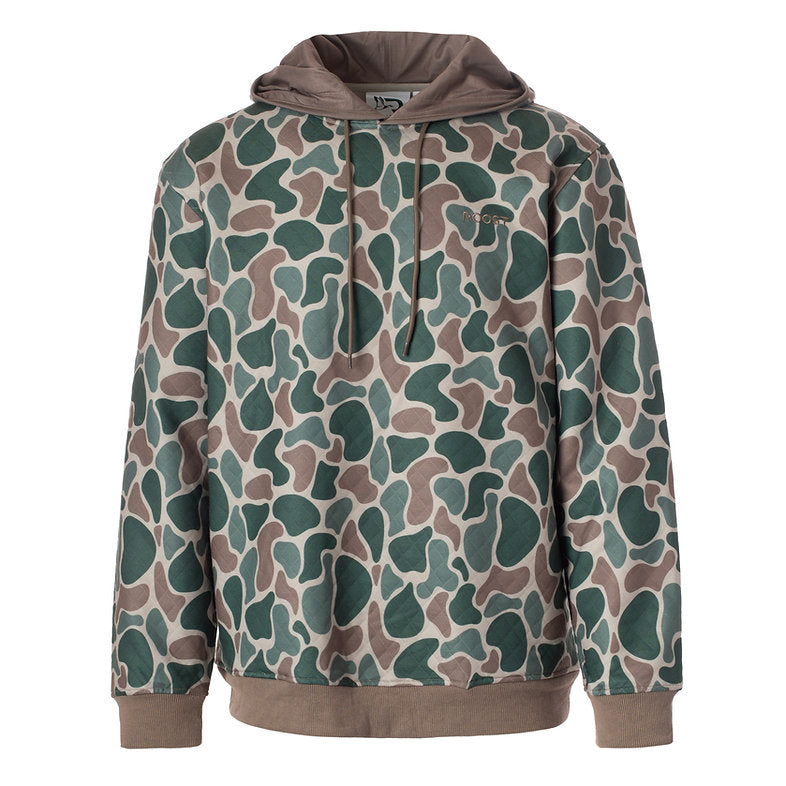 Camo Quilted Hoodie